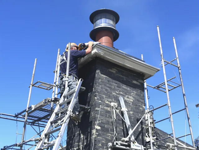 Sturdy chimney crown finished by San Jacinto Chimney Sweep in San Jacinto, CA