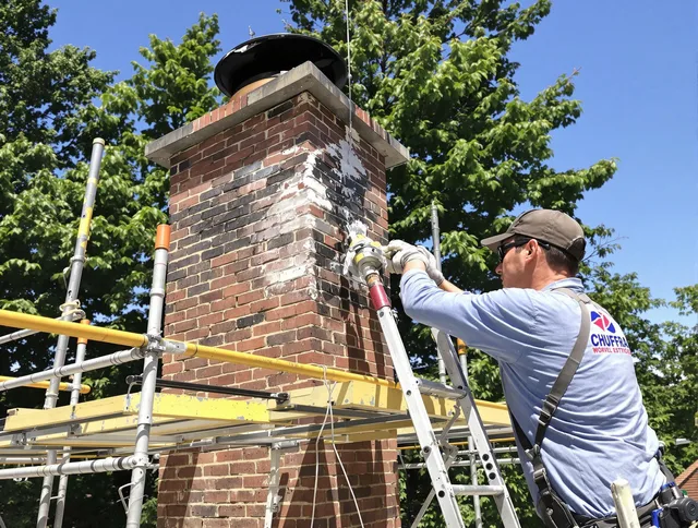 Structural chimney repair by San Jacinto Chimney Sweep in San Jacinto, CA