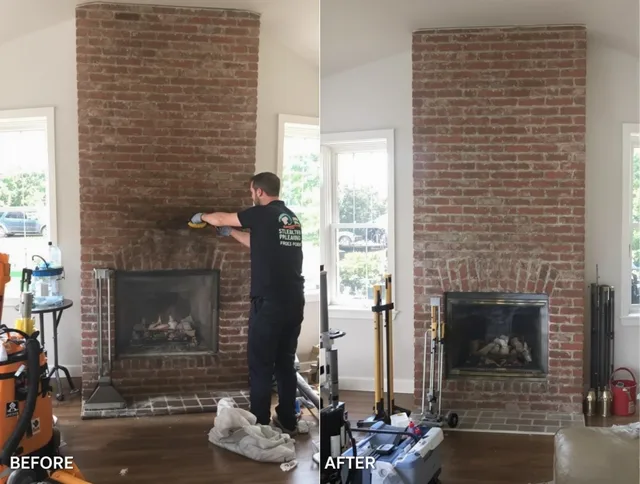 Finished chimney sweeping service by San Jacinto Chimney Sweep in San Jacinto, CA