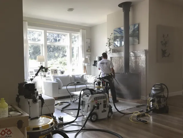 Soot removal service by San Jacinto Chimney Sweep for a fireplace in San Jacinto, CA